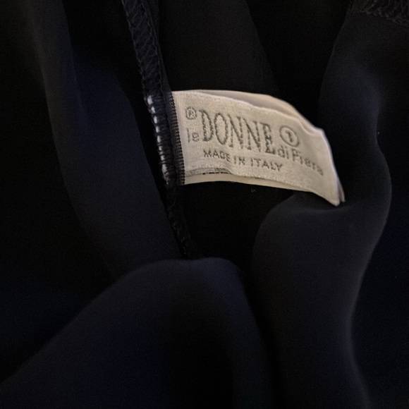 Elegant Black Lace Trim Nightgown/Slip - Picture 7 of 9